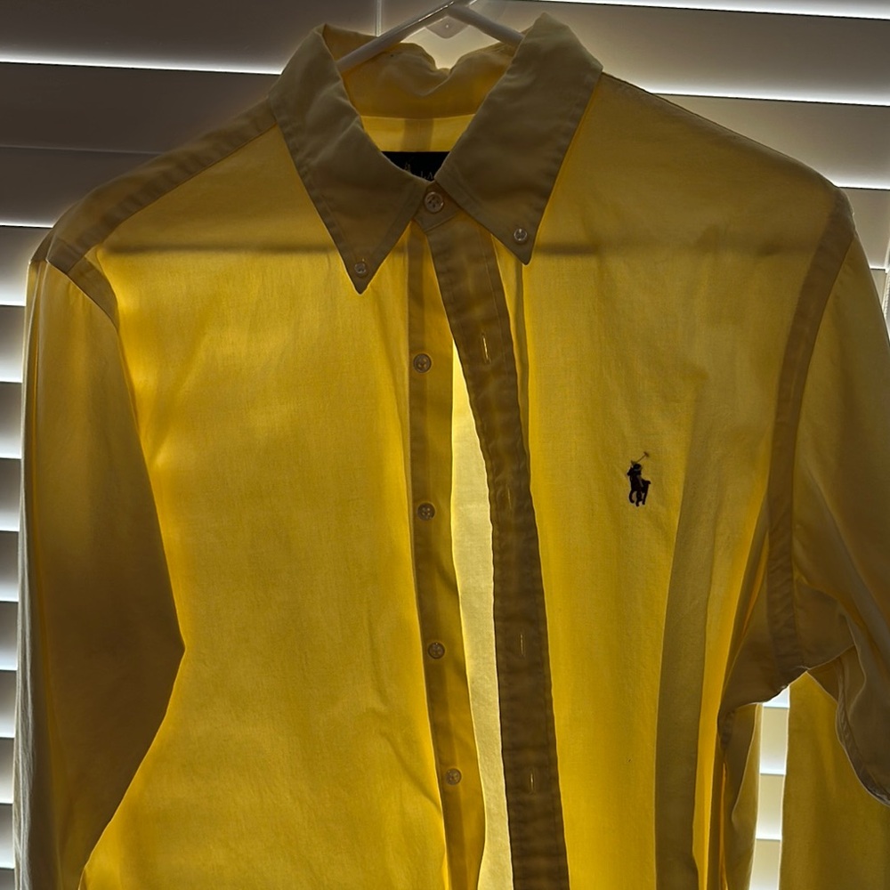 Polo by Ralph Lauren Men's Yellow Shirt